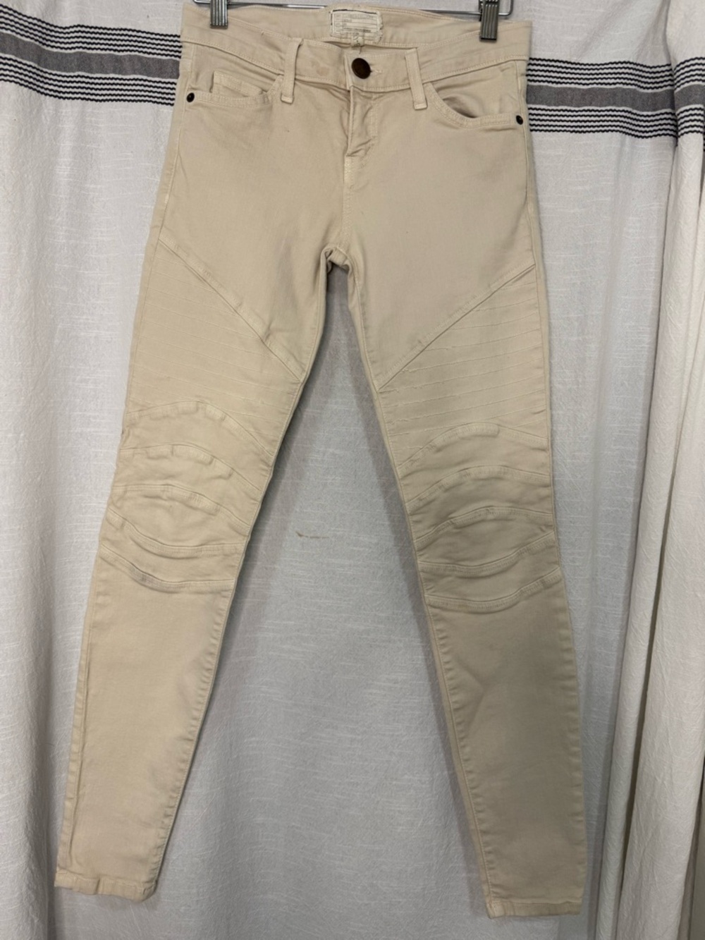 Current Elliott Stretch Denim Moto Skinny Jeans sz 26